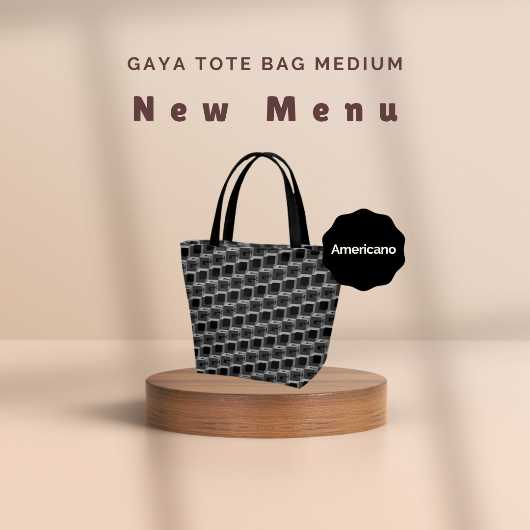 GAYA TOTE BAG M - AMERICANO