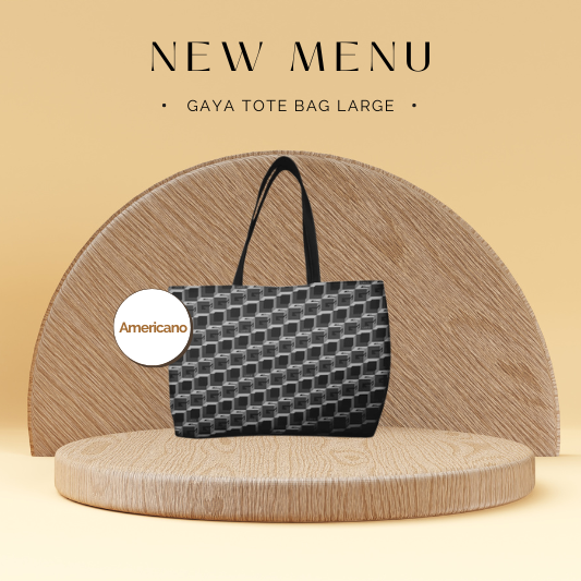 GAYA TOTE BAG XL - AMERICANO