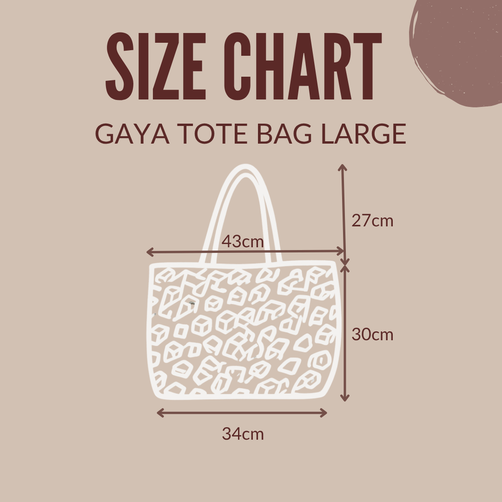 GAYA TOTE BAG XL - MILO